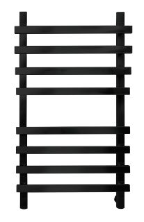 Полотенцесушитель водяной Indigo Askel LASWPF80-50BR 80x50 см чёрный муар