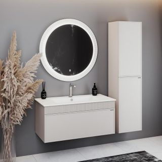 Пенал Comforty Мадрид 00-00017855 Серый шелк 40 см