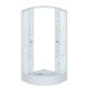 Душевая кабина Triton Стандарт-Мозаика Щ0000061803 90x90 см профиль белый стекло мозаика