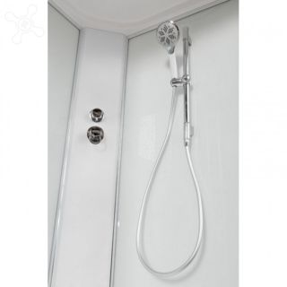 Душевая кабина Deto ЕМ2710 LED с гм. 100х100х220 см