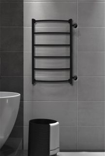 Полотенцесушитель водяной Indigo Arc LASW70-30BR-б/п-50 70x30 см чёрный муар