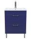 Напольная тумба с раковиной IDDIS Oxford OXF60N0i95K 60см синий