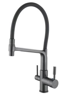 Смеситель для кухни Rose R658Y пепельный