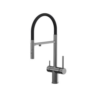 Смеситель для кухни Reflexion Lago RX9901BL оружейная сталь