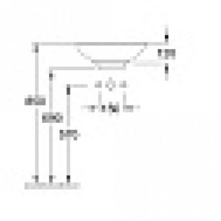 Раковина Villeroy Boch Loop & Friends 514401SF 43 альпийский белый