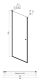 Душевая дверь Ambassador Elysium 111011110CX 90см хром/прозрачное