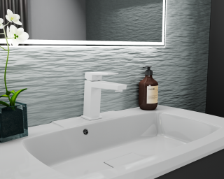 Смеситель для умывальника RUSH Thira (TR3635-12White)