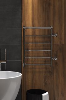 Полотенцесушитель водяной Indigo Line LLSHSW80-50R-б/п-50 с полкой 80x50 см хром