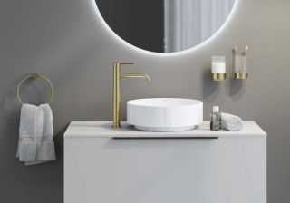 Полотенцедержатель Kludi Vela R 58978N0 брашированное золото