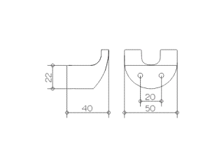 Крючок для полотенца Keuco Edition 11613010000 хром
