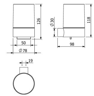Дозатор Kludi Vela R 58976N5 брашированный никель