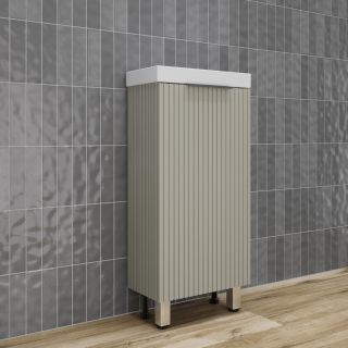 Тумба под раковину  Style Line Соло ЛС-00002430 40 см серая галька