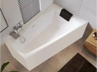 Акриловая ванна Riho Still Smart Fall Plug and Play B102016005 L заполнение через перелив 170х110см белый