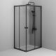 Душевой уголок AM.PM Sunny W87G-403-10080-BT профиль черный матовый 100х80 см