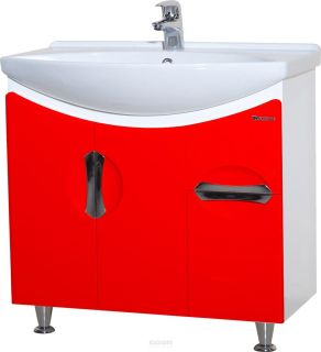 Тумба под раковину Bellezza Лагуна 75см красный 00000001389
