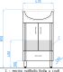 Тумба под раковину Style Line Эко Стандарт 9/1Б ЛС-00000096