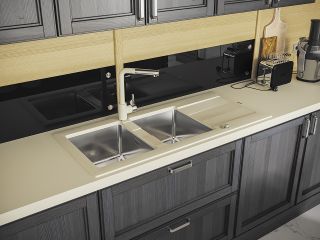 Кухонная мойка Florentina Комби 1160 серый шёлк