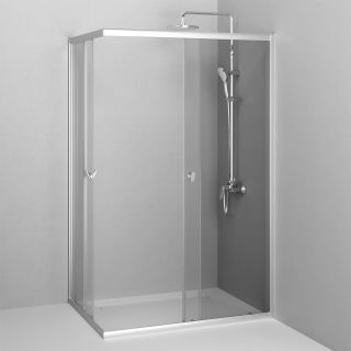 Душевой уголок AM.PM Sunny W87G-403-12090-MT профиль серебристый 120x90 см