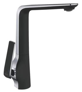 Смеситель для кухни Rose R1313H чёрный/хром
