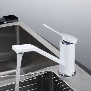 Смеситель для кухни Frap F4545 белый