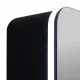 Зеркало-шкаф Reflexion Black 56 RF2001BL с  подсветкой 56х85