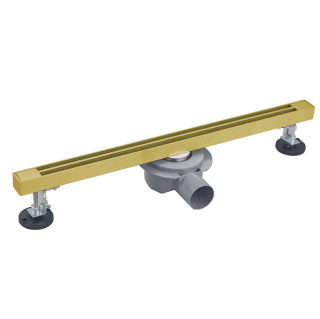 Душевой лоток Wonzon & Woghand WW-65409T-BG 90 см брашированное золото