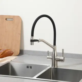 Смеситель для кухни Frap F4397-5 сатин