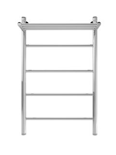 Полотенцесушитель водяной Indigo Line LLSHW80-50P с полкой 80x50 см хром