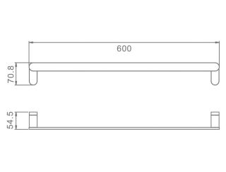 Полотенцедержатель Raglo R300.01 хром