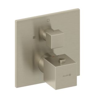 Смеситель-термостат для душа Kludi Decus 54885N575 брашированный никель