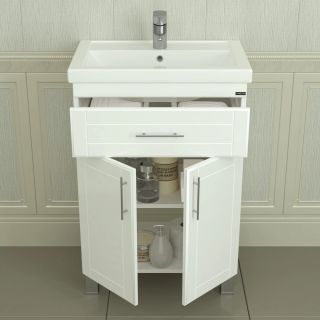 Тумба под раковину СанТа Дублин 223003 60см белый