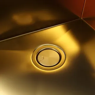 Мойка кухонная Reflexion Iseo 40-GD RX2240GD брашированное золото