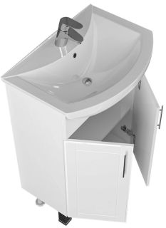 Тумба под раковину СанТа Дублин 223006 60см белый