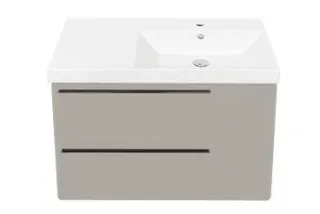 Тумба под раковину La Fenice Elba FNC-01-ELB-C-90-2 бежевая матовая 90 см