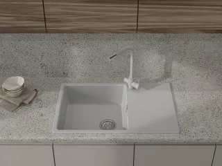 Мойка кухонная GranFest URBAN 678L серый