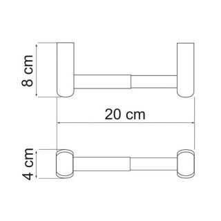 Wasserkraft Berkel K-6822 Держатель туалетной бумаги