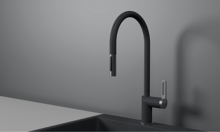 Смеситель для кухни Granula 8172, ГРАФИТ графит