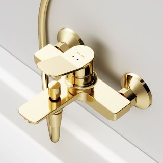 Смеситель для ванны AM.PM  X-Joy F85A10099 золото