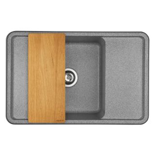 Мойка кухонная Акватон Беллис 78см серый 1A725032BS230