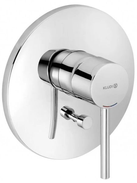 Встраиваемый смеситель для ванны и душа Kludi Bozz хром 386500576