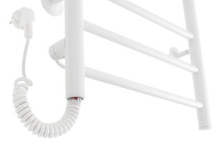 Полотенцесушитель электрический Domoterm Аврора DMT 109-6 40х80 EK L белый