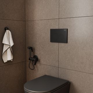 Клавиша смыва DQ Bayern DB1529025.2  (арт.инсталл DI8050127), черный