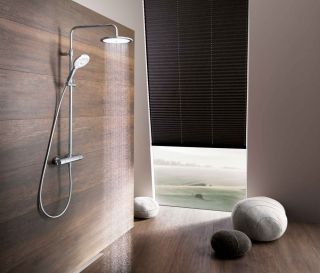 Душевая стойка Kludi Freshline Dual shower system с термостатом хром 6709205-00