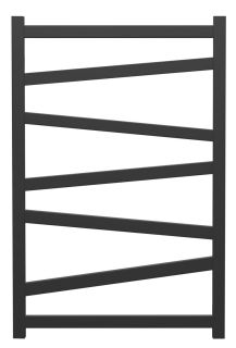 Полотенцесушитель водяной Point Феникс PN15158B П7 50x80см чёрный