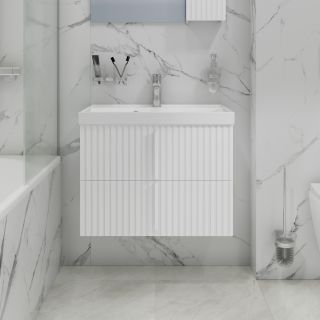 Подвесная тумба под раковину Санта Юпитер 700366 70 см белый