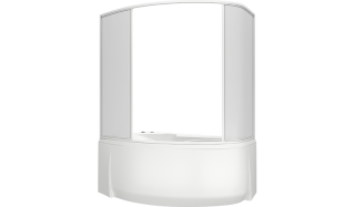 Акриловая ванна Bas Флорида 160x88 см левая без гидромассажа