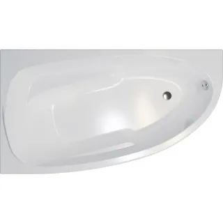 Акриловая ванна 1ACReal Мадрид Щ0000046658 правая 150x95 см на Х-каркасе белый