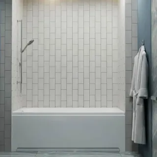 Акриловая ванна 1ACReal Дюна Щ0000046662 160x70 см на Х-каркасе белый