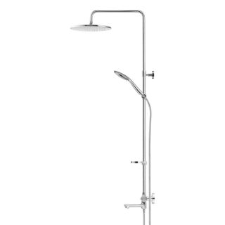 Душевая стойка Swedbe Hermes 9090 с термостатическим смесителем для ванны хром
