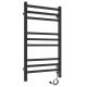 Полотенцесушитель электрический Laris Астор ЧКЧ9 350х700 R 73207865 Черный муар